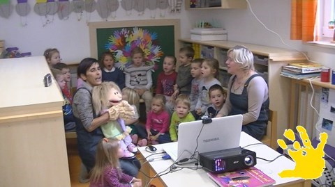 First video call - Kamnik (Slovenia) & Zagreb (Croatia)